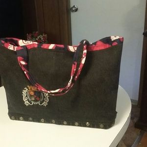 Ladies denim hand bag,  "Linda's"  label.